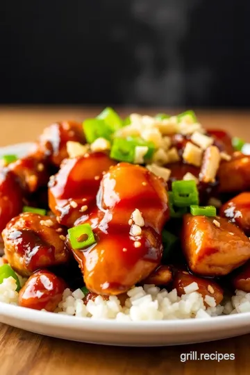 Panda Express Grilled Teriyaki Chicken presentation