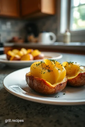 Perfectly Grilled Baked Potatoes steps