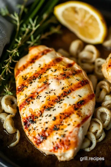 Perfectly Grilled Chicken Breasts presentation