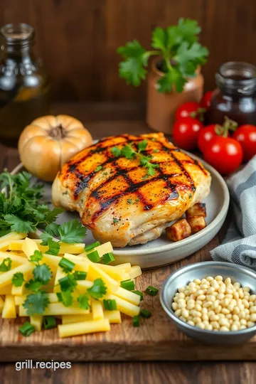 Grill Ranch Chicken with Smoky Flavor ingredients