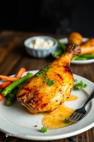 Grill Ranch Chicken with Smoky Flavor presentation