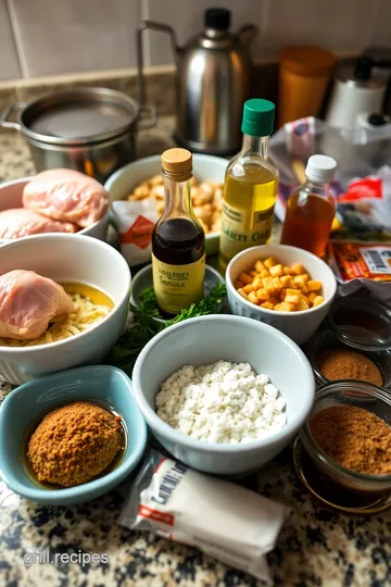 Smoky Herb-Infused Chicken Thighs on Pellet Grill ingredients