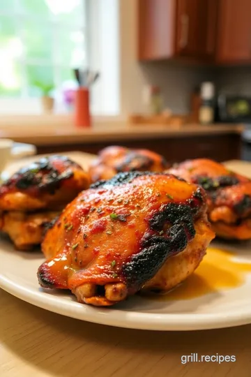 Smoky Herb-Infused Chicken Thighs on Pellet Grill steps