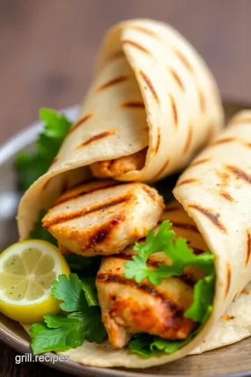 Wendy s Grilled Chicken Wrap Recipe presentation