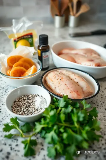 Zesty Grilled Chicken Breast Delight ingredients