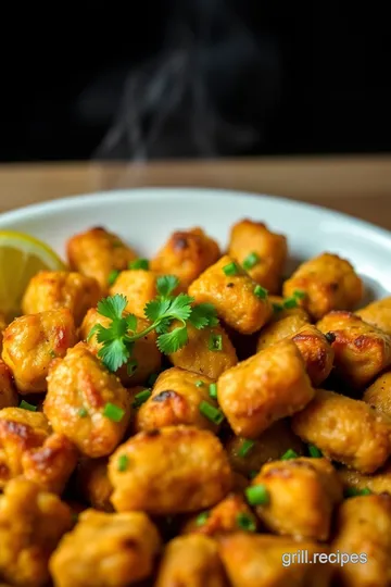 Zesty Grilled Chicken Nuggets presentation