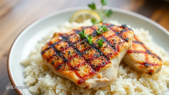 Grilled Chicken with Rice: Quick & Tasty Meal