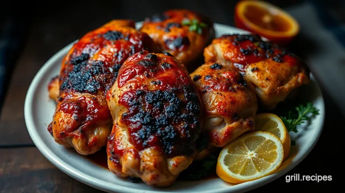 Smoky Herb-Infused Chicken Thighs on Pellet Grill